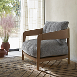 Кресло с каркасом из массива ясеня Deniaud Ash Grey Armchair варинант исполнения - 13 | Loft Concept в Самаре