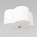 Потолочный светильник с белым волнистым плафоном из ткани Vitorino варинант исполнения - 3 | Loft Concept в Самаре
