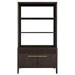 Стеллаж Primo с ящиками Темный орех варинант исполнения - 8 | Loft Concept в Самаре