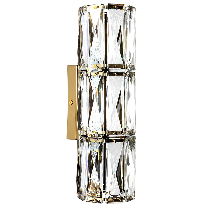 Хрустальное бра Marzia Crysral Golden Wall Lamp Золотой Прозрачный Хрустальное бра Marzia Crysral Golden Wall Lamp Золотой Прозрачный в Самаре | Loft Concept