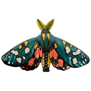 Аксессуар на стену Большой мотылёк керамика