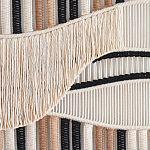 Художественный Гобелен из нитей Макраме Dunes Wall Art варинант исполнения - 2 | Loft Concept в Самаре