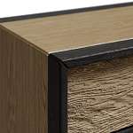 Комод 4 ящика с подсветкой на рельефном фасаде Warm Industrial варинант исполнения - 4 | Loft Concept в Самаре