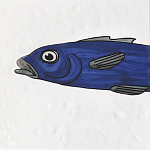 Плитка с узором Рыба пловчиха варинант исполнения - 5 | Loft Concept в Самаре