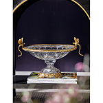 Чаша из прозрачного стекла с рельефным ободком и фигурками стрекоз Eden Garden варинант исполнения - 2 | Loft Concept в Самаре