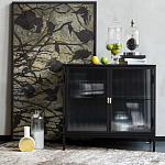 Сервант двухдверный с рифленым стеклом The Keeper варинант исполнения - 6 | Loft Concept в Самаре