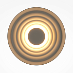 Бра круглое Soft Halo бежевый варинант исполнения - 2 | Loft Concept в Самаре