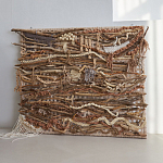 Большая Абстрактное Панно из веток и нитей Dryad Wall Art варинант исполнения - 4 | Loft Concept в Самаре