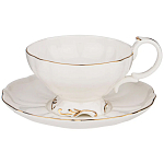 Чайный набор  белого цвета из фарфора на 6 персон 12 предметов Shine Porcelain варинант исполнения - 1 | Loft Concept в Самаре