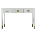 Дизайнерский Письменный стол Elsa Dreams White с тремя ящиками варинант исполнения - 5 | Loft Concept в Самаре