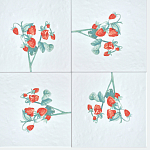 Плитка с узором Земляника варинант исполнения - 1 | Loft Concept в Самаре