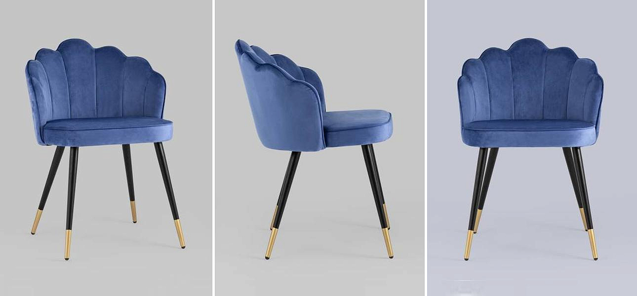 Стул Bristol Chair Королевский Синий Цвет Стул Bristol Chair Королевский Синий Цвет - Loft-Concept в Самаре