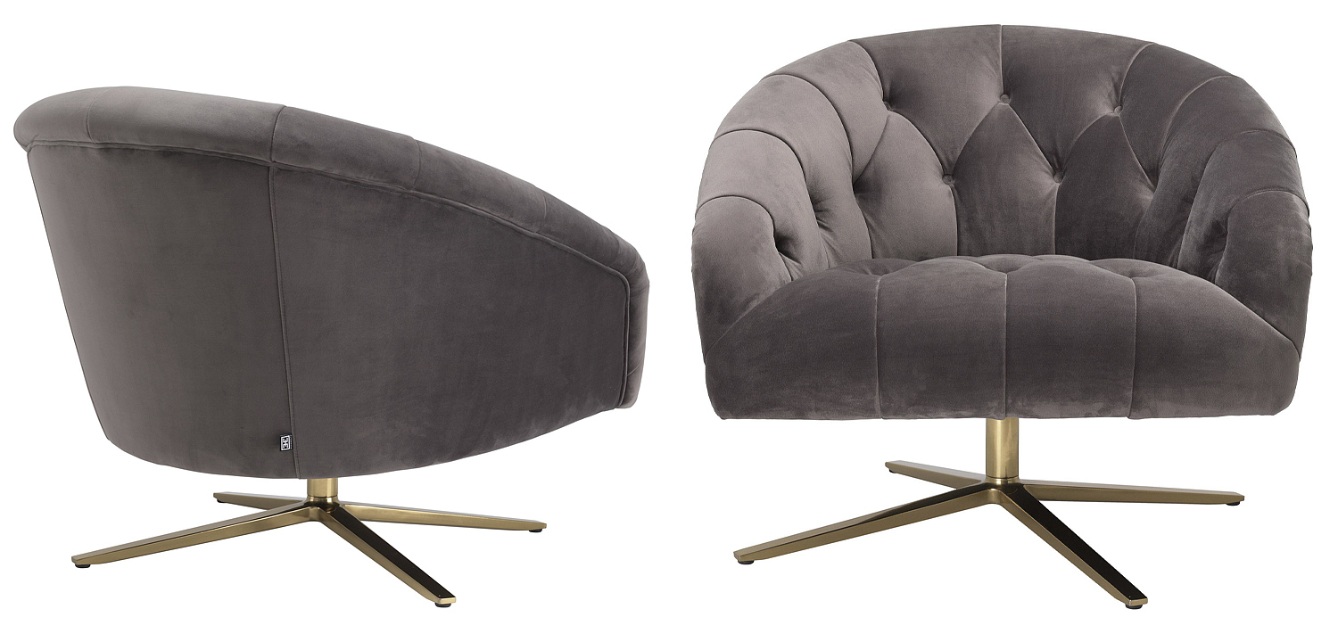 Кресло Eichholtz Swivel Chair Gardner Кресло Eichholtz Swivel Chair Gardner - Loft-Concept в Самаре