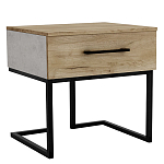 Тумба прикроватная с ящиком в стиле лофт Urban Style Space 2 варинант исполнения - 1 | Loft Concept в Самаре