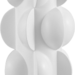 Настольная лампа белая с тканевым абажуром в форме цилиндра Morphing варинант исполнения - 1 | Loft Concept в Самаре