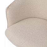 Кресло офисное полукруглое с буклированной обивкой Adjustable Chair варинант исполнения - 3 | Loft Concept в Самаре