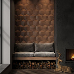 Гипсовая 3D панель с принтографией PM-30 варинант исполнения - 4 | Loft Concept в Самаре