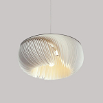 Подвесной светильник с белыми изящными декоративными лепестками Volumetric Petal Lamp варинант исполнения - 2 | Loft Concept в Самаре