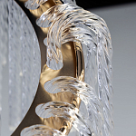 Люстра с подвесными рифлеными стеклянными трубками Nembus варинант исполнения - 20 | Loft Concept в Самаре