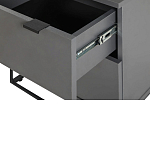 Тумба прикроватная цвета графит с ящиками Strict Lines варинант исполнения - 5 | Loft Concept в Самаре