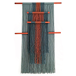 Декор на стену Макраме из нитей Japan Wall Panel Orange варинант исполнения - 2 | Loft Concept в Самаре