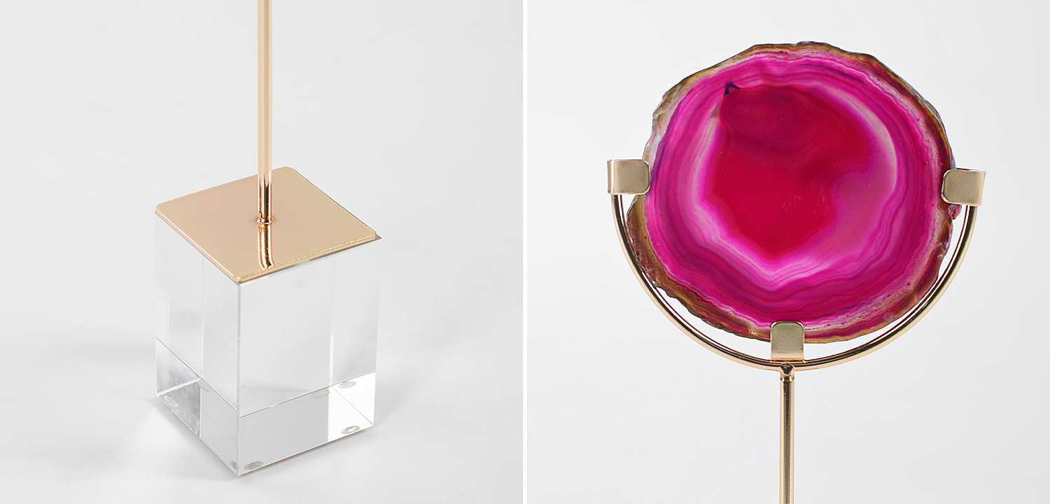 Комплект из 2-х статуэток AGATE DESIGN Pink Комплект из 2-х статуэток AGATE DESIGN Pink - Loft-Concept в Самаре