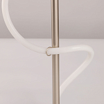 Настольная лампа белым изогнутым плафоном на круглой подставке Luke Lampco Tracer Lamp варинант исполнения - 10 | Loft Concept в Самаре