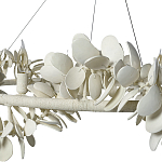 Люстра White Bionic Petals Flo Ring Chandelier варинант исполнения - 3 | Loft Concept в Самаре