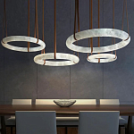 Люстра в форме обруча из натурального камня Minerals of Light варинант исполнения - 7 | Loft Concept в Самаре