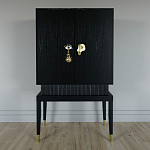 Кабинетный шкаф Elsa Dreams Black с 2-мя ящиками варинант исполнения - 5 | Loft Concept в Самаре