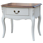 Прикроватная тумба в стиле прованс с ящиком Borde Montmartre Provence Bedside Table варинант исполнения - 1 | Loft Concept в Самаре