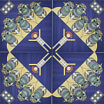 Плитка дизайнерская с узором Мангалоры варинант исполнения - 2 | Loft Concept в Самаре