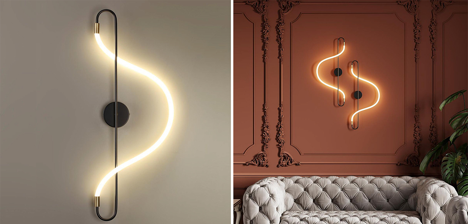Бра GLORIFY WALL Black Wall lamp 80 Бра GLORIFY WALL Black Wall lamp 80 - Loft-Concept в Самаре