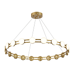 Люстра кольцевая с круглыми светодиодными источниками света Maxine Light варинант исполнения - 9 | Loft Concept в Самаре