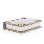 Шкатулка в виде книги из натурального камня змеевик Stone Casket варинант исполнения - 4 | Loft Concept в Самаре