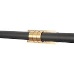 Бра с черным матовым корпусом и золотистым креплением Trumpet tube варинант исполнения - 4 | Loft Concept в Самаре