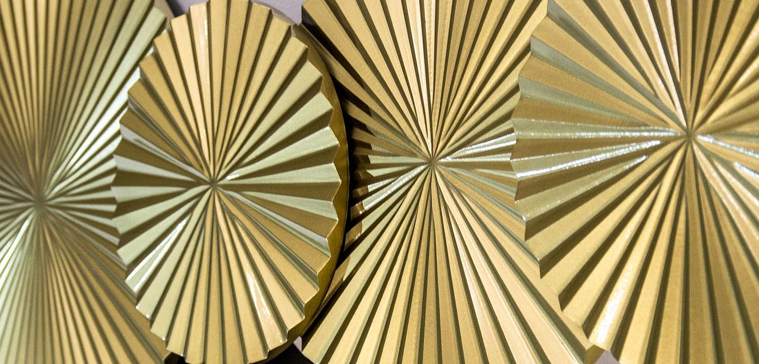 Арт-объект Apollo Gold Wall Plaque Disc 5 Арт-объект Apollo Gold Wall Plaque Disc 5 - Loft-Concept в Самаре