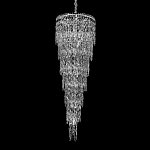 Люстра многоярусная каскадная с хрустальными подвесками Roul Crystal Light варинант исполнения - 3 | Loft Concept в Самаре