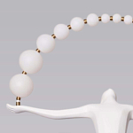 Торшер черно-белая статуэтка Девушка Girl Carries Light Balls варинант исполнения - 3 | Loft Concept в Самаре