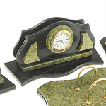 Настольный письменный набор из змеевика из 7-ми элементов Successful Leader варинант исполнения - 6 | Loft Concept в Самаре