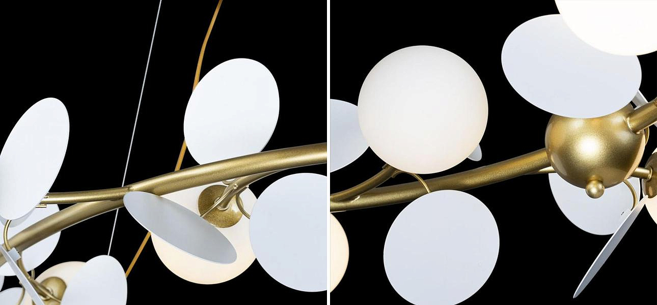 Люстра MATISSE Chandelier White диаметр 130 Люстра MATISSE Chandelier White диаметр 130 - Loft-Concept в Самаре