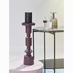 Подсвечник фигурный сливовый Bright Accent 35 см варинант исполнения - 4 | Loft Concept в Самаре