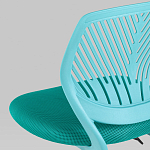 Яркий компьютерный стул Tropica Turquoise варинант исполнения - 6 | Loft Concept в Самаре