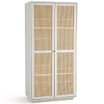 Шкаф с двумя дверцами из плетеного ротанга Tomio Wicker Furniture варинант исполнения - 2 | Loft Concept в Самаре