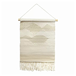 Панно из шерсти и хлопка с узором Beige Calista Serene варинант исполнения - 2 | Loft Concept в Самаре