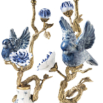 Подсвечник Candleholder Birds Atlanta Set 2 Pcs варинант исполнения - 3 | Loft Concept в Самаре