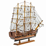 Декоративная модель деревянного парусника With The low варинант исполнения - 2 | Loft Concept в Самаре