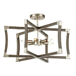 Подвесной светильник в форме фонаря серый Gray Eco Lantern варинант исполнения - 2 | Loft Concept в Самаре