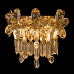 Бра с декоративными элементами в виде крупных хрустальных цветов Palace Gardens варинант исполнения - 2 | Loft Concept в Самаре