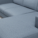 Мебельная ткань Шенилл голубой цвет 142 см T4-49 варинант исполнения - 8 | Loft Concept в Самаре